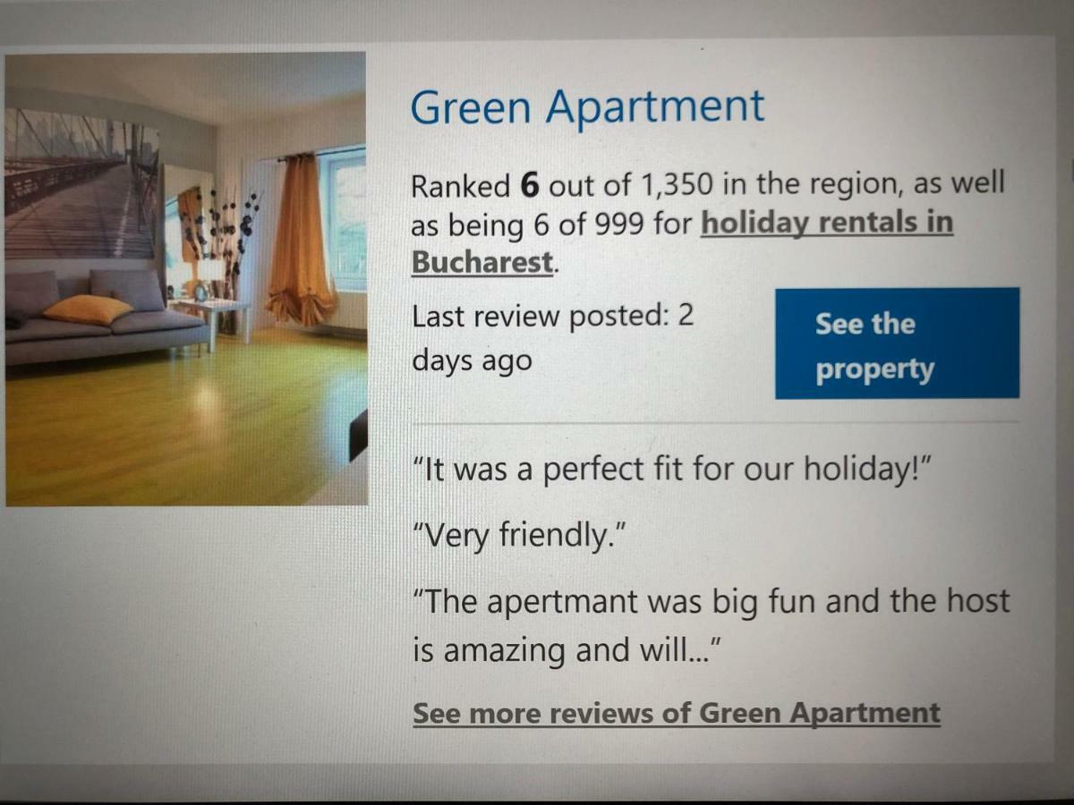 New Green Apartment Studio 1 Bucarest Exterior foto